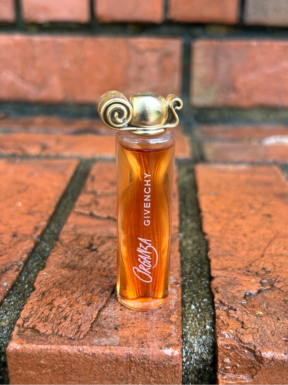 vintage Givenchy Organza miniature perfume splash bottle